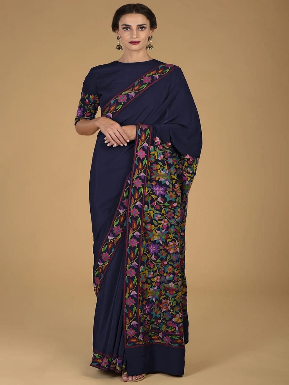 Crepe Saree